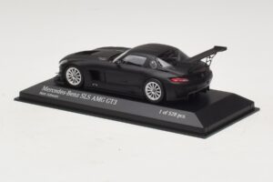 Mercedes SLS AMG GT3 Preto Mate Minichamps 1:43 410113200 Metal - imagem 3 de 4
