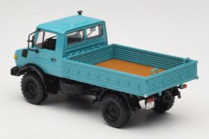 Mercedes Unimog 1300 L Camião de Plataforma Azul Minichamps 1:43 439033020 Metal - imagem 5 de 6