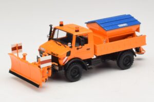 Mercedes Unimog 1300 L Limpa-Neves Laranja Minichamps 1:43 439033060 Metal