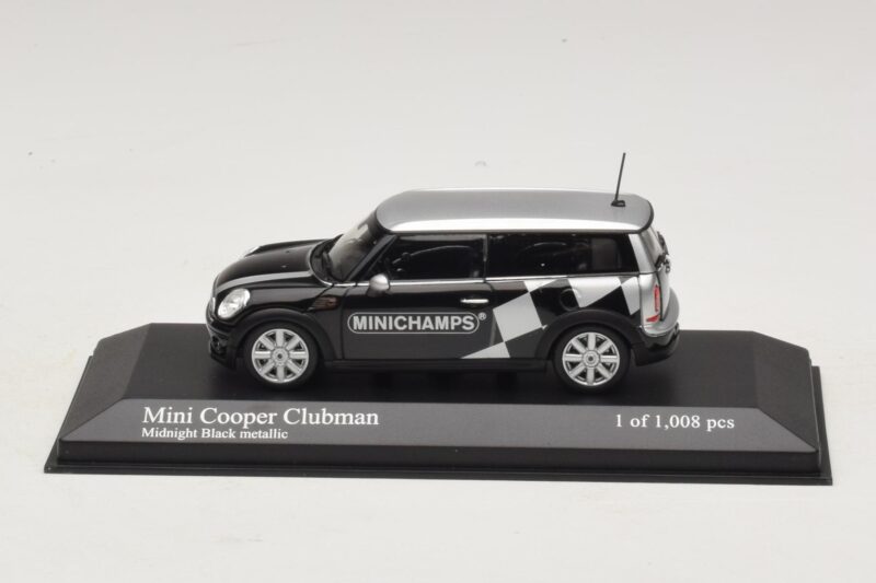 Mini Cooper Clubman R55 Preto Metálico Minichamps 1:43 Mini Cooper Clubman R55 Preto Metálico Minichamps 1:43 431138672 Metal