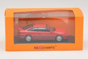 Opel Calibra Turbo 4x4 Vermelho Maxichamps 1:43 940045721 Metal - imagem 4 de 4