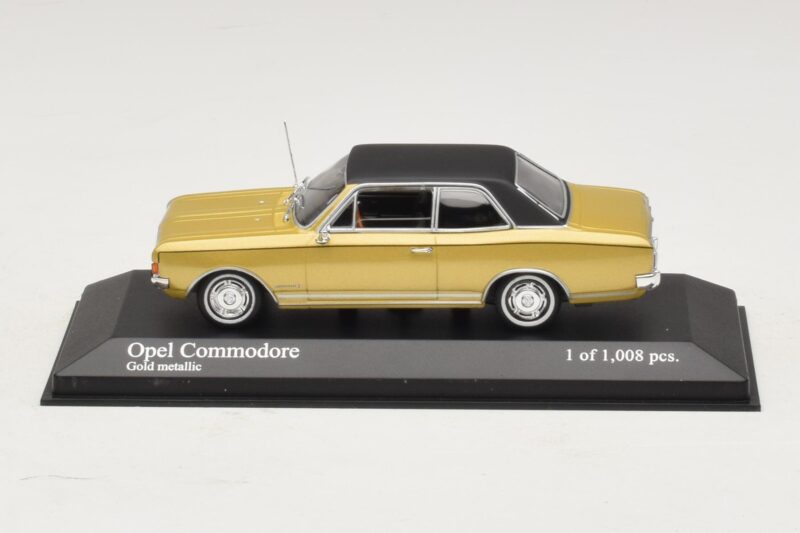 Opel Commodore A Dourado Metalizado Minichamps 1:43 430046165 Metal