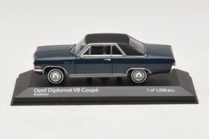 Opel Diplomat A V8 Coupe Azul Escuro Minichamps 1:43 400048021 Metal