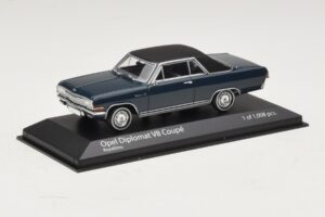 Opel Diplomat A V8 Coupe Azul Escuro Minichamps 1:43 400048021 Metal - imagem 2 de 4