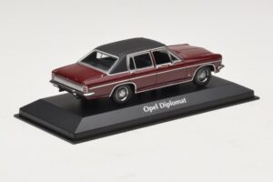 Opel Diplomat B Vermelho Escuro Maxichamps 1:43 940046071 Metal - imagem 2 de 4