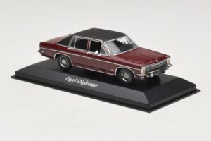 Opel Diplomat B Vermelho Escuro Maxichamps 1:43 940046071 Metal - imagem 3 de 4