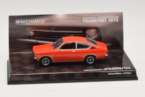 Opel Kadett C Coupé Apresentação IAA Frankfurt Vermelho Minichamps 1:43 436045620 Metal