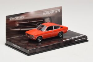 Opel Kadett C Coupé Apresentação IAA Frankfurt Vermelho Minichamps 1:43 436045620 Metal - imagem 2 de 4