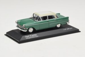 Opel Kapitan A Verde Minichamps 1:43 400048001 Metal - imagem 2 de 4
