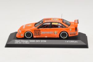 Opel Omega 3000 24V #99 Jägermeister M. Reuter DTM 1991 Minichamps 1:43 400914499 Metal