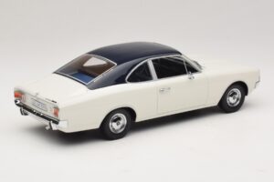 Opel Rekord C Coupé Branco Azul Minichamps 1:18 107047021 Resina - imagem 2 de 6