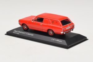 Opel Rekord Caravan Norwegian Post Minichamps 1:43 433046195 Metal - imagem 3 de 4