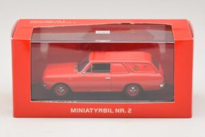 Opel Rekord Caravan Norwegian Post Minichamps 1:43 433046195 Metal - imagem 4 de 4