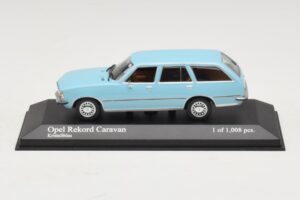 Opel Rekord D Caravan Azul Claro Minichamps 1:43 400044014 Metal