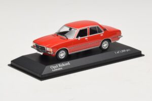 Opel Rekord D Vermelho Minichamps 1:43 400044004 Metal - imagem 2 de 4