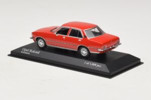 Opel Rekord D Vermelho Minichamps 1:43 400044004 Metal - imagem 3 de 4