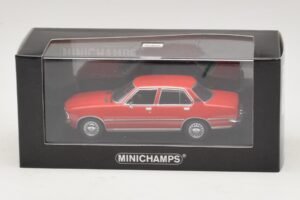 Opel Rekord D Vermelho Minichamps 1:43 400044004 Metal - imagem 4 de 4
