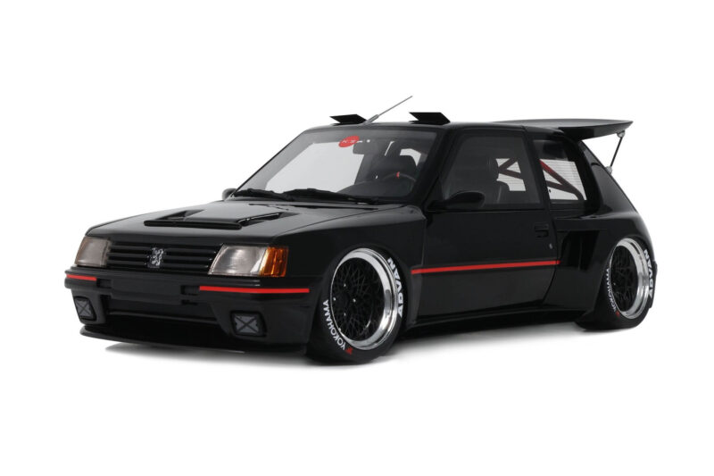 Peugeot 205 Khyzyl Saleem Preto Otto 1:18 Peugeot 205 Khyzyl Saleem Preto Otto 1:18 OT1257 Resina