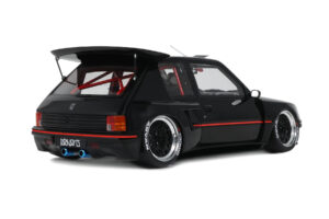 Peugeot 205 Khyzyl Saleem Preto Otto 1:18 OT1257 Resina - imagem 2 de 5