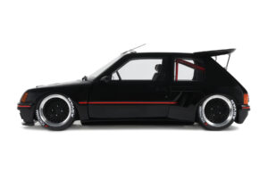 Peugeot 205 Khyzyl Saleem Preto Otto 1:18 OT1257 Resina - imagem 3 de 5