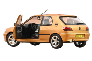 Peugeot 306 S16 Blaze Yellow Norev 1:18 184940 Metal - imagem 2 de 3