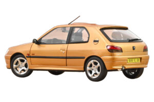 Peugeot 306 S16 Blaze Yellow Norev 1:18 184940 Metal - imagem 3 de 3