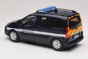 Peugeot Partner Gendarmerie Azul Escuro Norev 1:18 184890 Metal - imagem 5 de 6