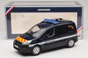 Peugeot Partner Gendarmerie Azul Escuro Norev 1:18 184890 Metal - imagem 6 de 6