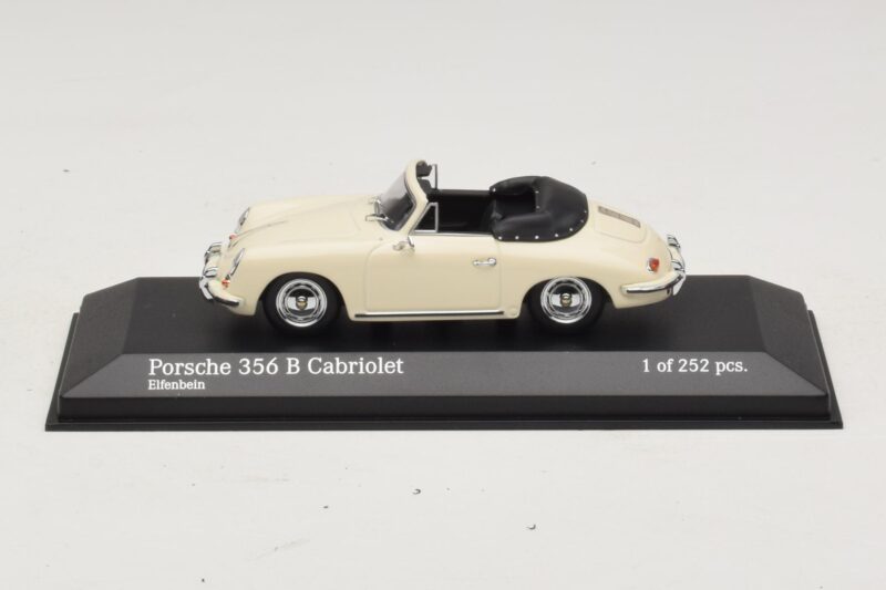 Porsche 356 B Cabriolet Branco Marfim Minichamps 1:43 Porsche 356 B Cabriolet Branco Marfim Minichamps 1:43 400064332 Metal