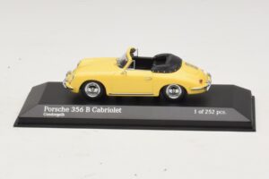 Porsche 356 B Cabriolet Amarelo Minichamps 1:43 400064334 Metal