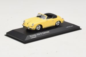 Porsche 356 B Cabriolet Amarelo Minichamps 1:43 400064334 Metal - imagem 2 de 4