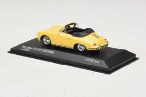 Porsche 356 B Cabriolet Amarelo Minichamps 1:43 400064334 Metal - imagem 3 de 4