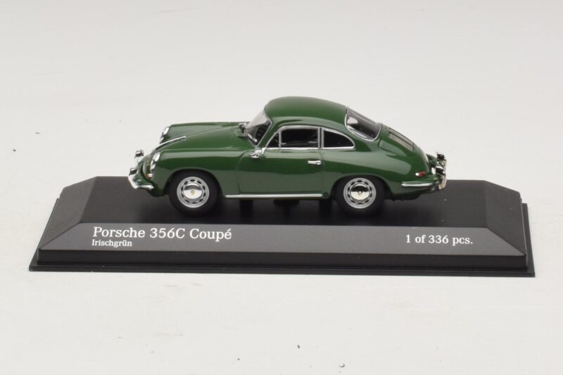 Porsche 356C Verde Escuro Minichamps 1:43 Porsche 356C Verde Escuro Minichamps 1:43 430062329 Metal