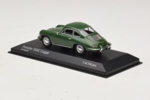 Porsche 356C Verde Escuro Minichamps 1:43 430062329 Metal - imagem 3 de 4