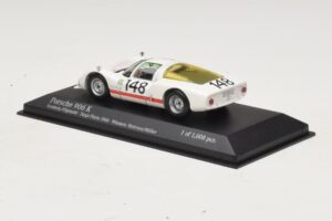 Porsche 906 K Scuderia Filipinetti #148 W. Mairesse / H. Muller Targa Florio Winners 1966 Minichamps 1:43 400666648 Metal - imagem 3 de 4