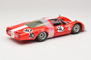 Porsche 906 LH Squadra Tartaruga #40 D. Spoerry / R. Steinemann 12 Hours of Sebring 1967 Minichamps 1:18 100676140 Metal - imagem 3 de 8