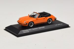 Porsche 911 930 Carrera Cabriolet Laranja Minichamps 1:43 430062038 Metal - imagem 2 de 4