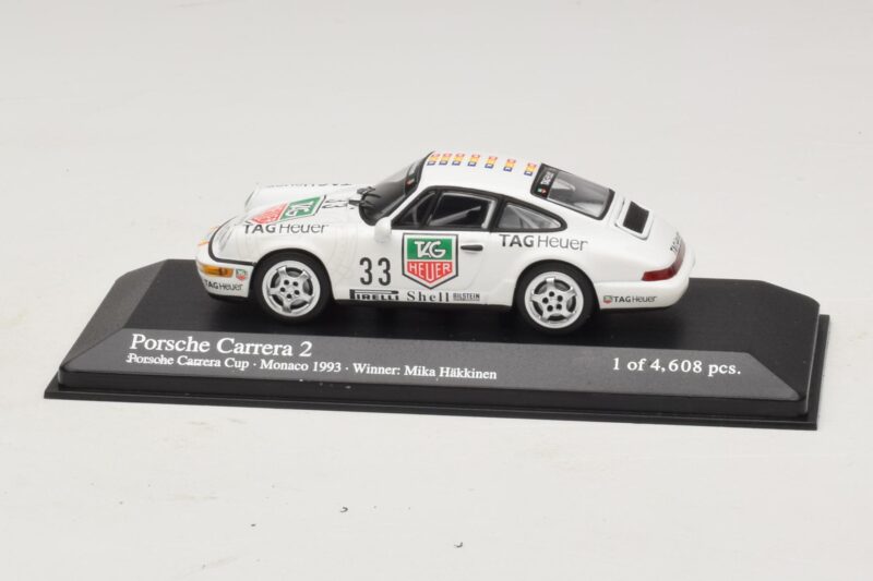 Porsche 911 964 Carrera 2 #33 M. Hakkinen Monaco Carrera Cup Winner 1993 Minichamps 1:43 Porsche 911 964 Carrera 2 #33 M. Hakkinen Monaco Carrera Cup Winner 1993 Minichamps 1:43 430936033 Metal