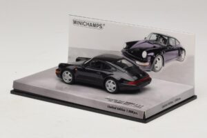 Porsche 911 964 Turbo S 3.6 30.º Aniversário Preto Minichamps 1:43 436069171 Metal - imagem 3 de 5