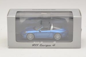 Porsche 911 991 Targa Azul Metálico Minichamps 1:43 WAP0200350E Metal - imagem 4 de 4
