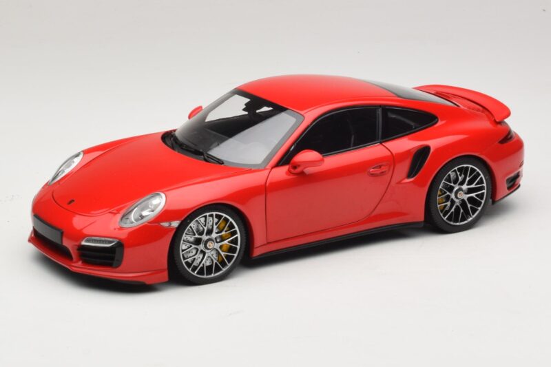 Porsche 911 991 Turbo S Vermelho Minichamps 1:18 110062320 Metal