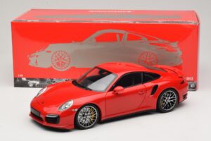 Porsche 911 991 Turbo S Vermelho Minichamps 1:18 110062320 Metal - imagem 8 de 8