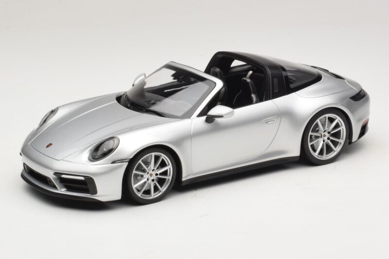 Porsche 911 992 Targa 4 GTS Prata Minichamps 1:18 WAP0211460RTRG Metal