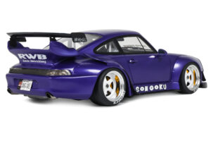 Porsche 911 993 RWB Son Goku Purple GT Spirit 1:18 GT571 Resina - imagem 2 de 5