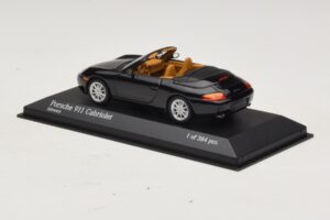 Porsche 911 996 Cabriolet Preto Metálico Minichamps 1:43 400061090 Metal - imagem 3 de 4