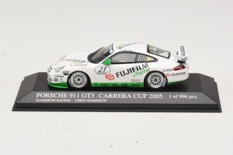 Porsche 911 996 GT3 Cup #21 Mamerow Porsche Carrera Cup Deutschland 2005 Minichamps 1:43 Porsche 911 996 GT3 Cup #21 Mamerow Porsche Carrera Cup Deutschland 2005 Minichamps 1:43 403056221 Metal