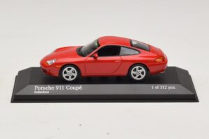 Porsche 911 996 Vermelho Minichamps 1:43 400061181 Metal