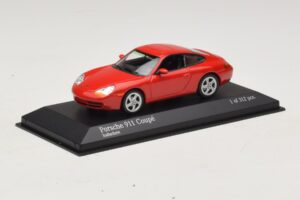 Porsche 911 996 Vermelho Minichamps 1:43 400061181 Metal - imagem 2 de 4