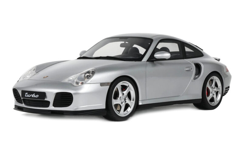 Porsche 911 996 Turbo Polar Silver GT Spirit 1:18 GT567 Resina