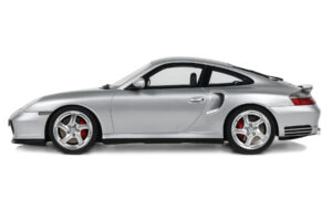 Porsche 911 996 Turbo Polar Silver GT Spirit 1:18 GT567 Resina - imagem 3 de 5